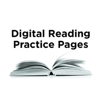Digital Reading Practice Pages