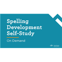 Spelling Development Self-Study (On-demand)