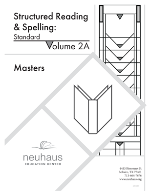 Structured Reading & Spelling Volume 2A Standard Masters