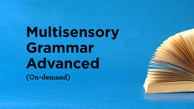 Multisensory Grammar Advanced (On-demand)