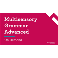 Multisensory Grammar Advanced (On-demand)