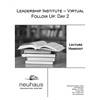 Leadership Institute Virtual - Follow-Up: Day 2 Lecture Handout