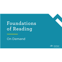 Foundations of Reading (On Demand)