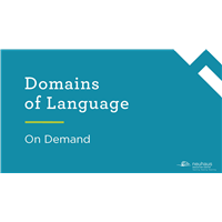 Domains of Language (On Demand)