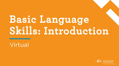 Basic Language Skills: Introduction (Virtual)