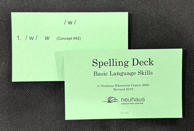 Spelling Deck