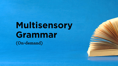 Multisensory Grammar (On-demand)